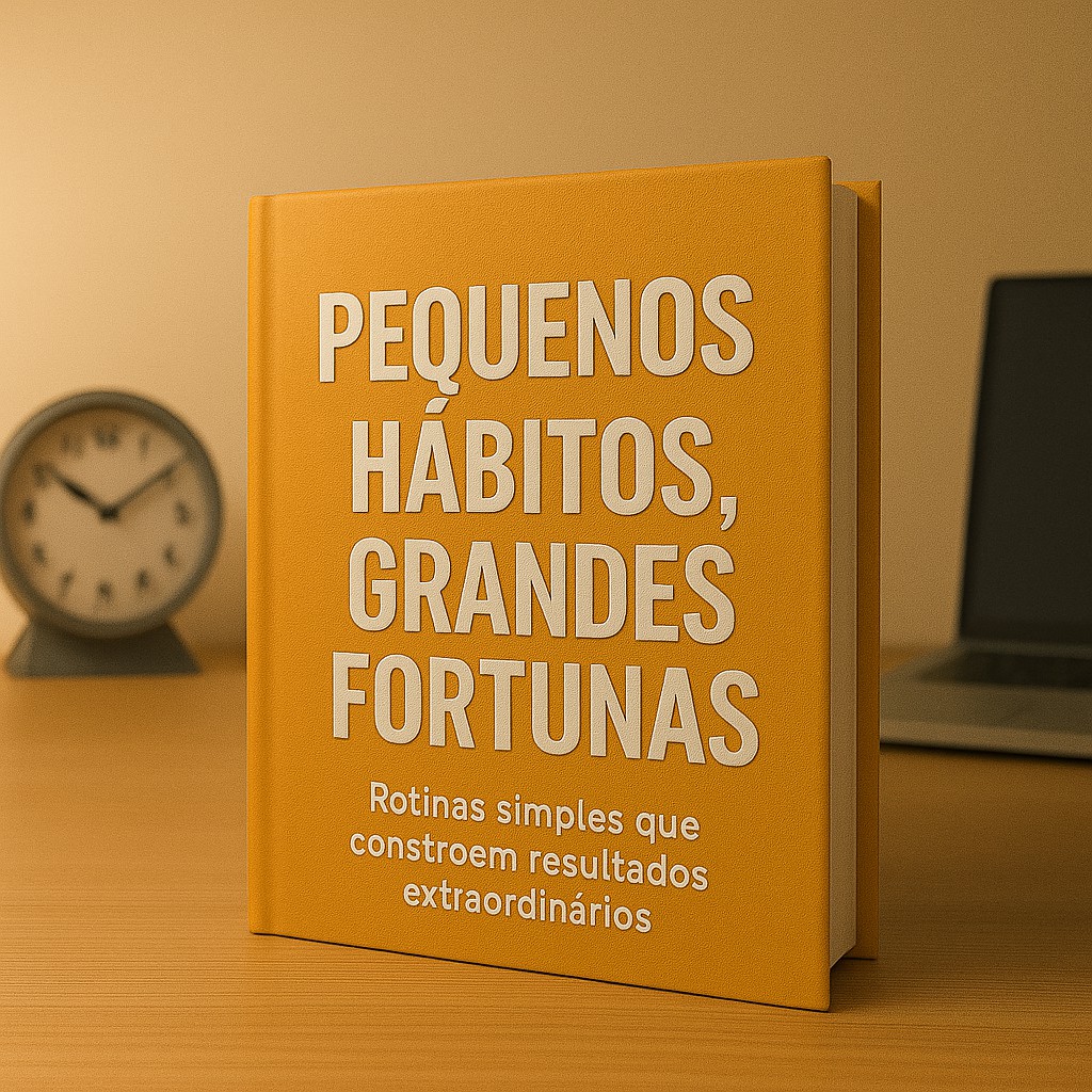 Capa do E-book Pequenos Hábitos, Grandes Fortunas